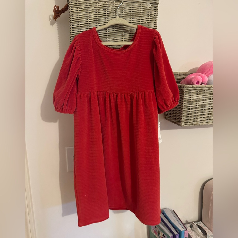 Nordstrom Vibrant Red Kids Casual Dress